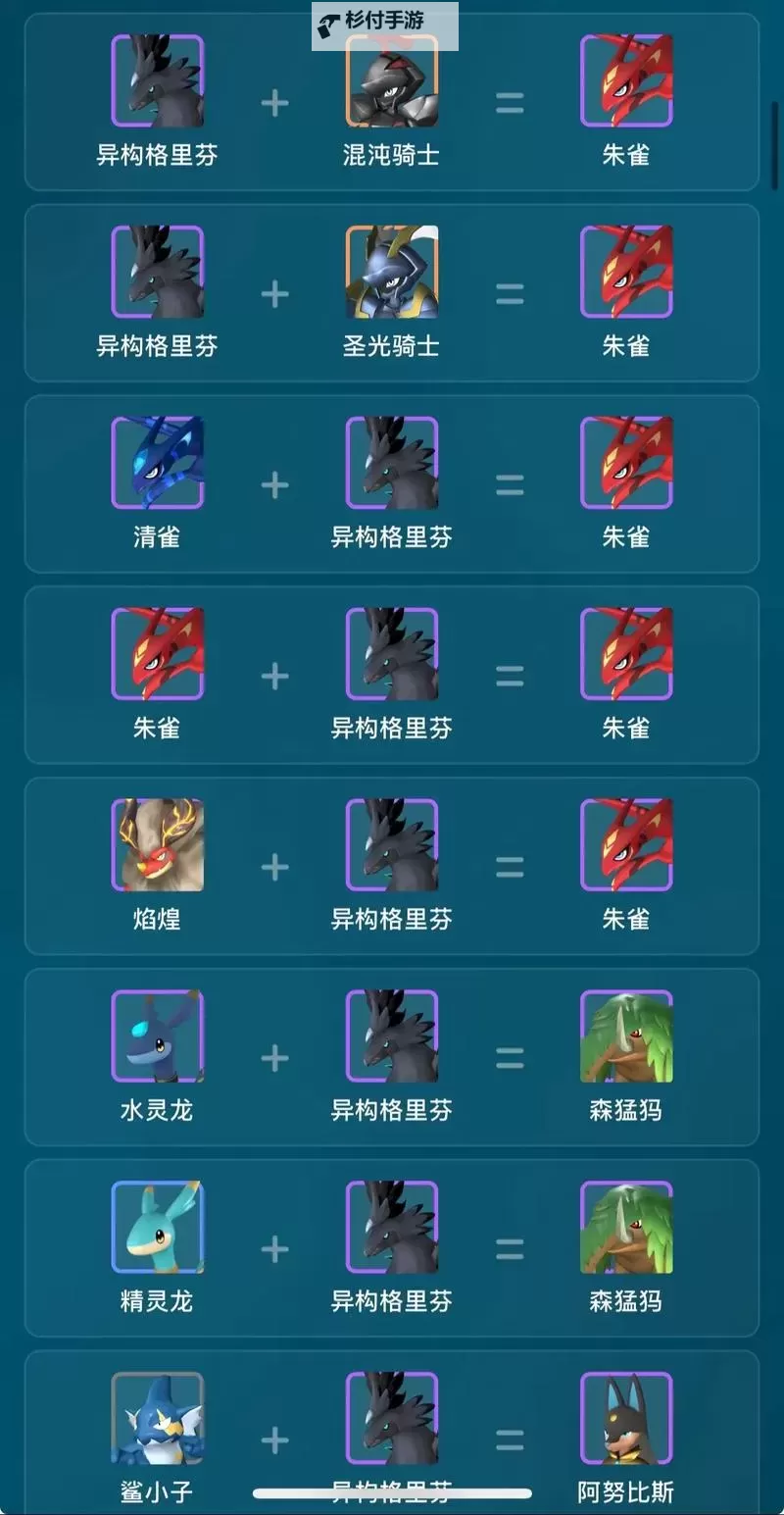 《幻兽帕鲁》雷隐鹿配种公式一览 雷隐鹿怎么配种图1