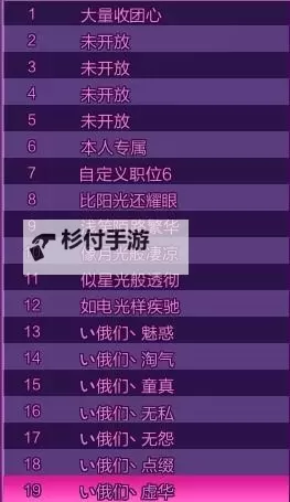炫舞舞团职位名称简单大全指南图1