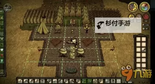《饥荒》对称月台基地建设布局图 月台基地怎么建图1