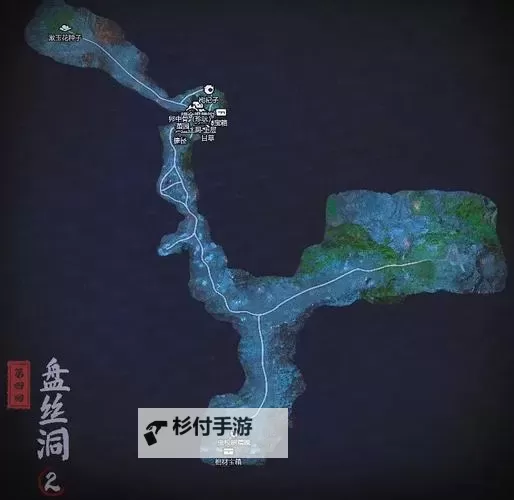 《黑神话悟空》盘丝岭地图一览 盘丝洞地图怎么走图2