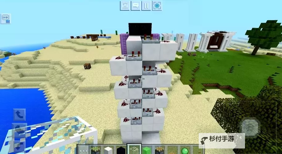 《我的世界》红石双开门制作图文教程 我的世界红石双开门怎么做图1