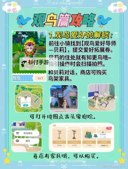 《心动小镇》观鸟操作手法与注意事项 观鸟爱好怎么解锁图1