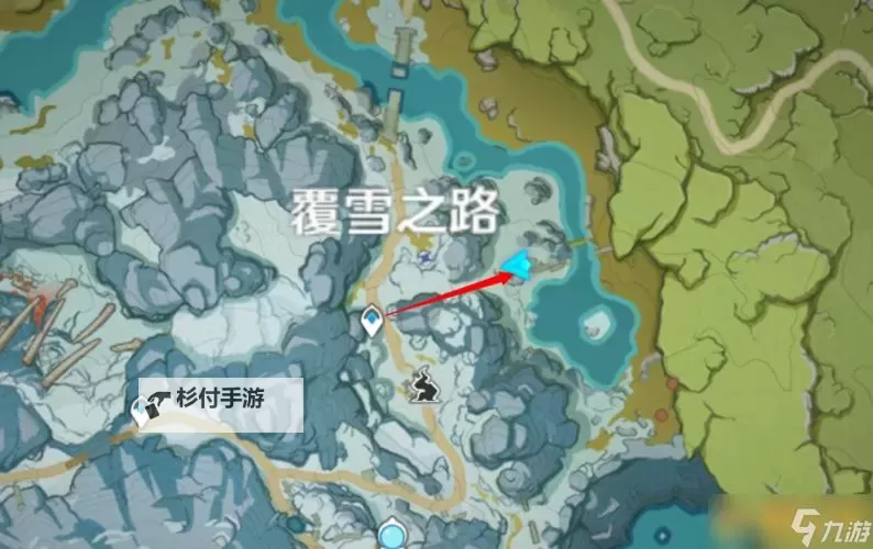 《原神》雪山地区圣遗物刷新位置图1