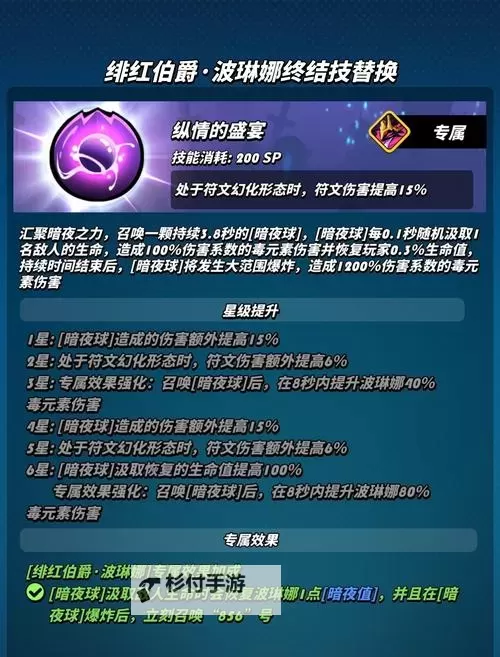 《飞吧龙骑士》绯红伯爵波琳娜技能介绍！内含2024最新可用飞吧龙骑士礼包码！【限时】图2