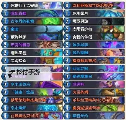 《炉石传说》宇宙贼卡组构筑分享图1