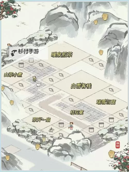 江南百景图白雪镇布局攻略 白雪镇最佳布局图推荐图1