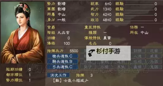 《三国志13》自创南宋武将数据一览 自创南宋武将数据分享图1