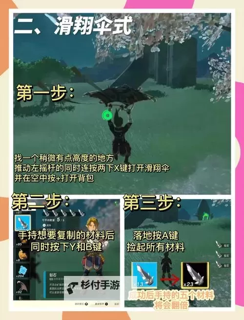 《塞尔达传说王国之泪》无限复制料理方法 无限使用3攻、3防满心料理教程图1